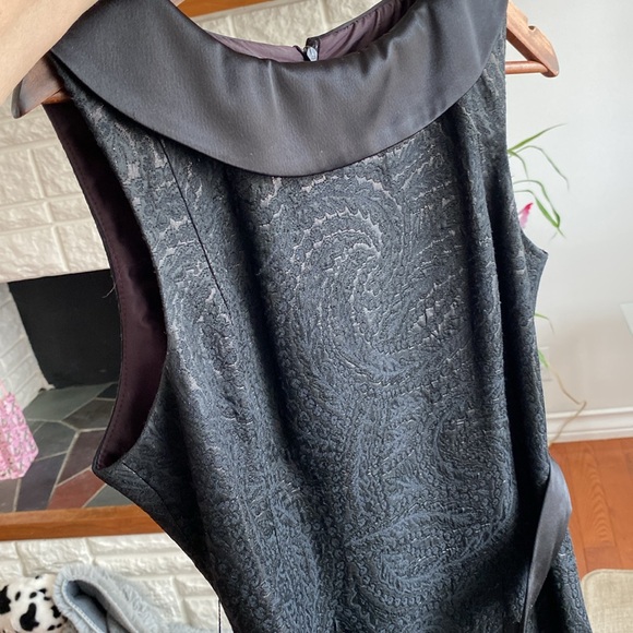 🖤👗Franco Mirabelli shimmery black midi dress and matching jacket size 10. - Picture 14 of 16